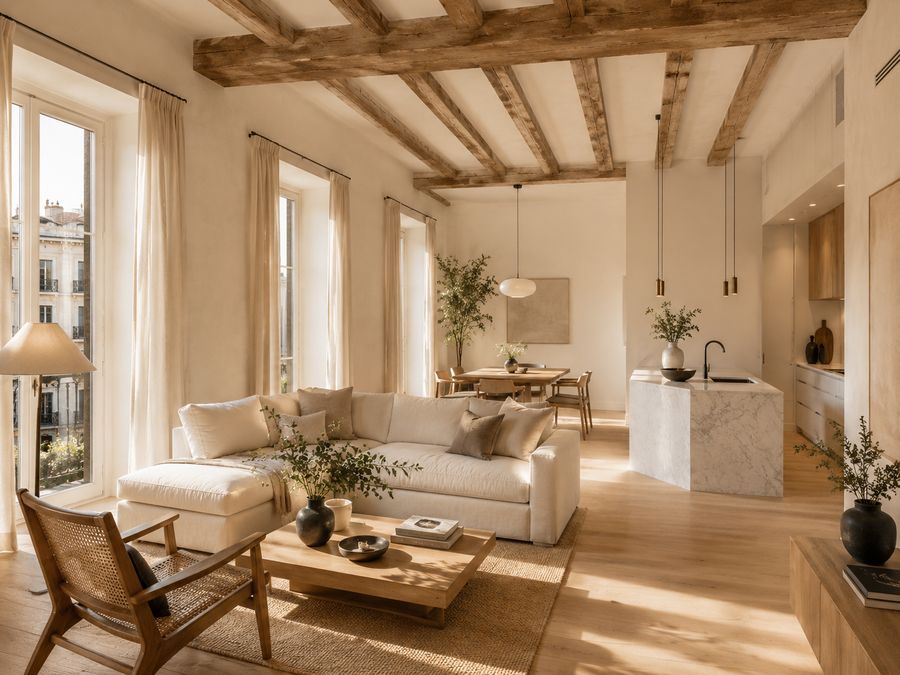 Loft minimalista en Chueca, Madrid